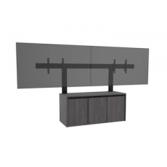 Middle Atlantic Products C5 Credenza Dual X-large Display Mount For Up To 90 Displays & 62 From The Floor (C5-2731-XLD2-62)