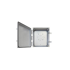 Strategic Sourcing Ventev / Terrawave 12x10x4 Enclosure. Solid Door/latch Locks (CV12104LOBASIC)