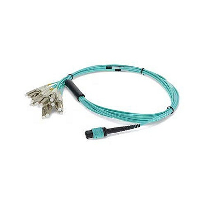 Add-On 3m Mpo/12xlc F/m Om4 Aqua Fanout Cbl (ADDMPO6LC3M5OM4)