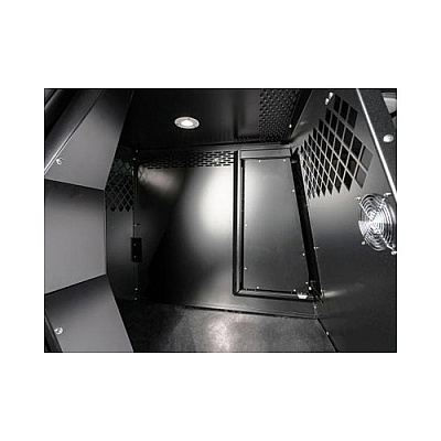 Havis Dual Black K9 Divider With Door For 2021-2022 Chevrolet Tahoe Extended K9 Transport (K9A115B)