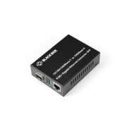 Black Box Gigabit Ethernet (1000-mbps) Poe+ Media Converter - 10/100/1000-mbps Copper To 1000-mbps Fiber Sfp (LGC215AR2)