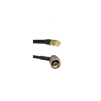 Acceltex Solutions 3 Foot Right Angle N-plug To Rpsma Plug Cable Assembly (ATS195RANPRPSMAP3FT)