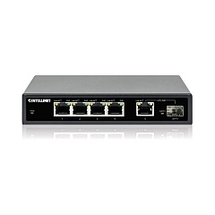 Intellinet 5-port Gigabit Ethernet Poe+ Switch With Sfp Port (561822)