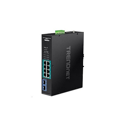 Trendnet 10-port Industrial Gigabit Poe+ Din-rail (TIPGM102)