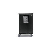 Bretford 24x Corex Cart, Back Panel, Charcoal (TCOREX24CK)
