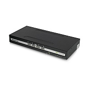 Iogear 4-port Single View Secure Kvm Switch W/displayport/hdmi And Audio Support (GCS1414TAA4UN)