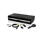 Iogear 2-port 4k30hz Dual View Displayport/hdmi Pp4.0 Secure Kvm Switch W/audio And Cac Supports. Taa (GCS1422TAA4CUN)