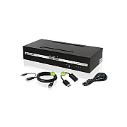 Iogear 2-port 4k30hz Dual View Displayport/hdmi Pp4.0 Secure Kvm Switch W/audio Connections. Taa (GCS1422TAA4UN)