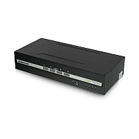 Iogear 4-port Dual View Secure Kvm Switch W/displayport/hdmi And Audio Support (GCS1424TAA4UN)
