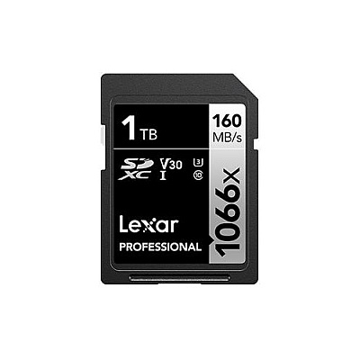 Lexar Professional Sdxc Memory Card, 1066x 1tb, Class 10, Uhs-i, U31tb, Class 10, Uhs-i, U3 (LSD1066001TBNNNU)