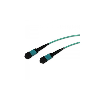 Enet Solutions Mtp/mpo F/f Aqua Mmf Om4 Crossover Method-b Fiber Cable 3 Meter Taa Compliant (MTPF2XOOM43MENT)