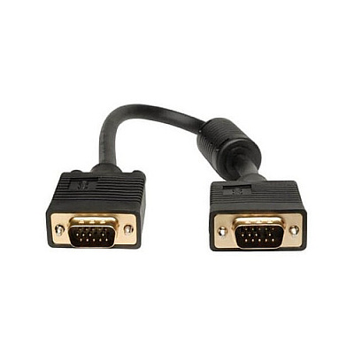 Tripp Lite 1ft Vga Coax Monitor Cable W/ Rgb M/m (P502001)