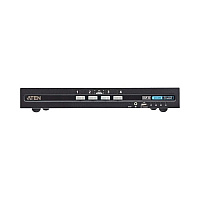 Aten 4-port Usb Hdmi Singlel Display Pp4.0 Secure Kvm W/ Cac Support (CS1184D4C)