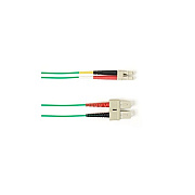 Black Box Os2 9/125 Singlemode Fiber Optic Patch Cable - Lszh, Sc To Lc, Green, 8-m (26.3-ft.), Gsa, Taa, Non-returnable/non-cancelable (FOLZHSM008MSCLCGN)