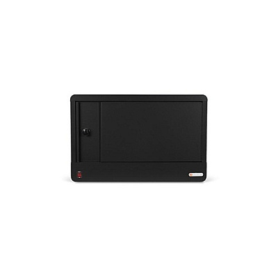 Bretford 16x Cube Micro Station, Padlock, Black Pumice (TVS16PACBP)