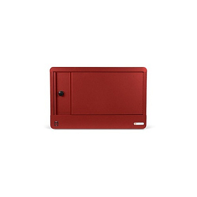 Bretford 16x Cube Micro Station, Padlock, Pre-wired Usb-c, Red (TVS16USBCRED)
