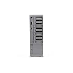 Bretford 10 Bay,configurable Rfid, Screen, 1x Ac Outlet, Platinum Paint, Keyed Alike - 3yyrssw,euinforeqd (TCLAUS100EF11KA)