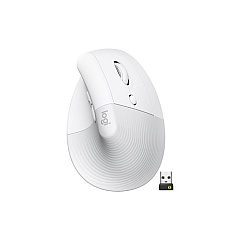 Logitech Lift Vertical Ergonomic Mouse - Off-white (910006469)