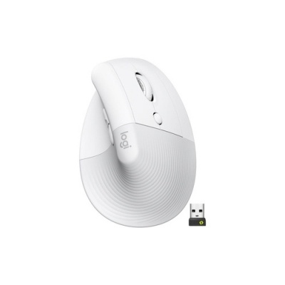 Logitech Lift Vertical Ergonomic Mouse - Off-white (910-006469)