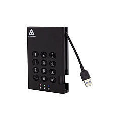 Apricorn 1tb Ssd, Aegis Padlock Usb 3.0, 256b (A253PL256S1000)