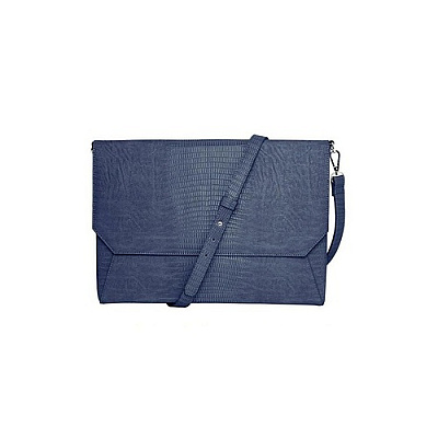 Fudo Security 14 Lenox Ave Lizard Clutch Blue (FFS14BLSNAKENVE)