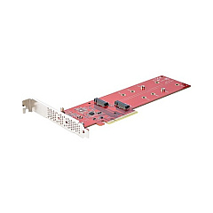 StarTech Dual M.2 Pcie Ssd Adapter, Nvme / Ahci (DUALM2PCIECARDB)