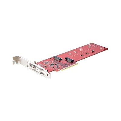 StarTech Dual M.2 Pcie Ssd Adapter, Nvme / Ahci (DUALM2PCIECARDB)