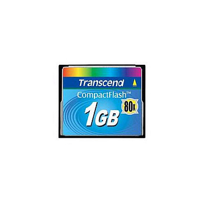 Transcend Flash Memory Card 1 Gb 80x Cf (TS1GCF80)