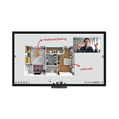 Benq America Benq 65 4k Interactive Duoboard With Built-in Speaker And Camera, Android 8 Embedded, Smart Eye-care, Low Blue Light (CP6501K)