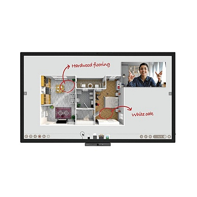 Benq America Benq 65 4k Interactive Duoboard With Built-in Speaker And Camera, Android 8 Embedded, Smart Eye-care, Low Blue Light (CP6501K)