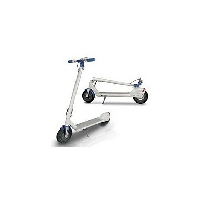 Ergoguys Fiat U2 350w Foldable Escooter Black White (FTESU2200WT)