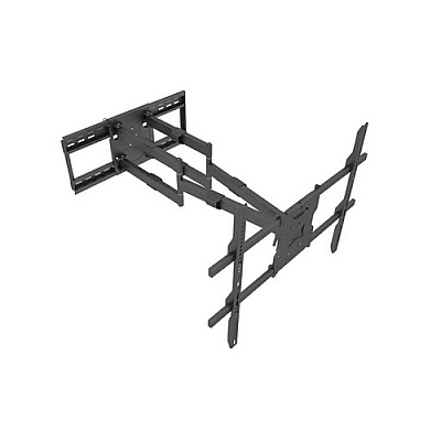 Atdec Large Range Full Motion Wall Mount, Supports Displays Up To 200lbs, 39" Extension From The Wall, Supports Screen Sizes 50" To 100", Black (ADWM9080)
