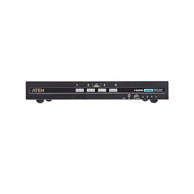 Aten 4-port Usb Hdmi Single Display Pp4.0 Secure Kvm W/ Cac Support (CS1184H4C)