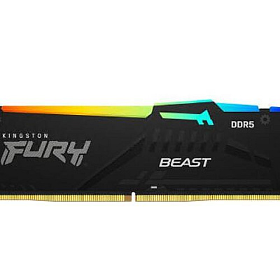 Kingston 16gb 5200mt/s Ddr5 Cl40 Dimm Fury Beast Rgb (KF552C40BBA16)