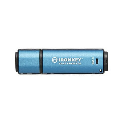 Kingston 32gb Ironkey Vault Privacy 50 Aes-256 Encrypted, Fips 197 (IKVP50/32GB)