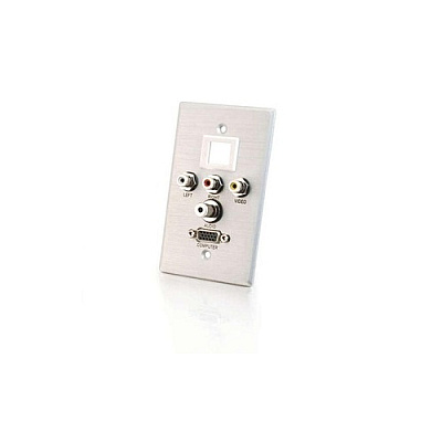 C2G Wp Sgl Alum Hd-15,3.5,a/v,keystone (40541)