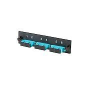 Leviton Panel,3 Sc,dx,om3,6f (OFPSCD06LC)