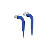 Strategic Sourcing Ubiquiti Ethernet Patch Cable, Bendable Booted Rj45, 3mm Od, Blue (UCABLEPATCH0.3MRJ45BL)