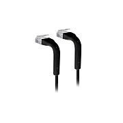 Strategic Sourcing Ubiquiti Unifi Patch Cable With Bendable Booted Rj45, 0.1m, Black, 50pack (UCABLEPATCHRJ45BK50)