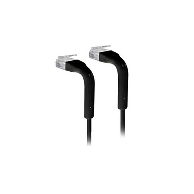 Strategic Sourcing Ubiquiti Unifi Patch Cable With Bendable Booted Rj45, 0.1m, Black, 50pack (UCABLEPATCHRJ45BK50)