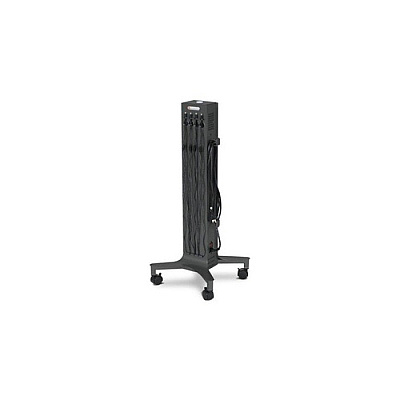 Bretford Cube Tower, 8x Usbc Prewire, Charcoal (CTWR800USBCCK)