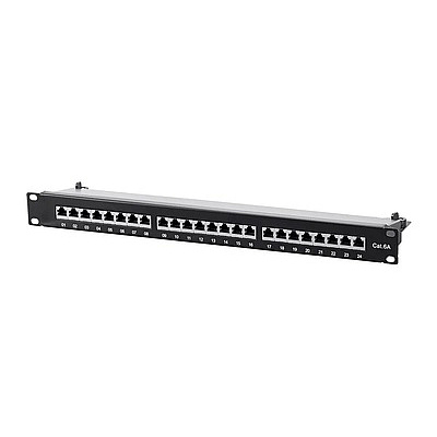 Monoprice High-density Panel, Packs 24 Rj45 Ports Into 1u 19 Panel (39752)