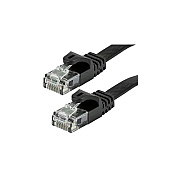 Monoprice Cat6 Patch Cable Flat Design_2ft Black (40881)