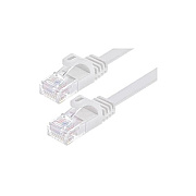 Monoprice Cat6 Patch Cable Flat Design_30ft White (43082)