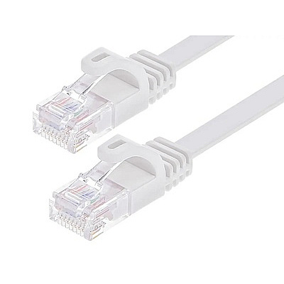 Monoprice Cat6 Patch Cable Flat Design_75ft White (43084)