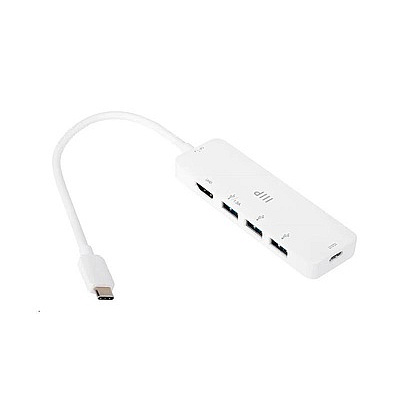 Monoprice 5-in-1 Usb-c To 4k Hdmi Display Adapter And Usb Hub (43527)