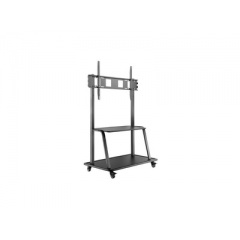 Qomo Mobile With Middle Shelf For Touchscreens Size 55-86, Includes Mount (QIT-STAND-G)