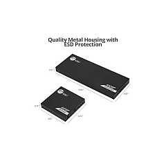 SIIG 1x2 4k 60hz Hdmi Splitter Over Cat6 Extender With Loopout, Ir, Arc & Rs-232 (CEH27911S1)