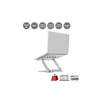 SIIG Usb-c Laptop Stand & 4k Mst Docking (CEMTDK11S1)