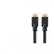 Monoprice 4k No Logo High Speed Hdmi Cable 15ft - Cl2 In Wall Rated 18 Gbps Black - 3 Pack (39530)